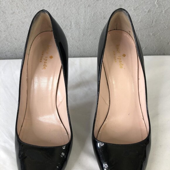 Kate Spade Shoes Womens Size 10 Patent Leather Stiletto Pumps Made in Italy - Picture 10 of 16